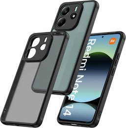 Θήκη για Xiaomi Redmi Note 14 4G, Fusion Hybrid, διαφανής