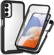 Θήκη για Samsung Galaxy A14 4G/5G, Shockproof, με μεμβράνη, μαύρη