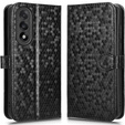 θήκη πτερύγιο για OnePlus Nord 5, Wallet Rhombus, μαύρη