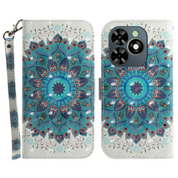 Θήκη με πτερύγιο για Infinix Hot 40i, Wallet, Mandala Flower