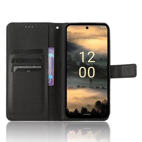Θήκη με πτερύγιο για Nokia Nokia XR21, Wallet Smart Magnet, μαύρη