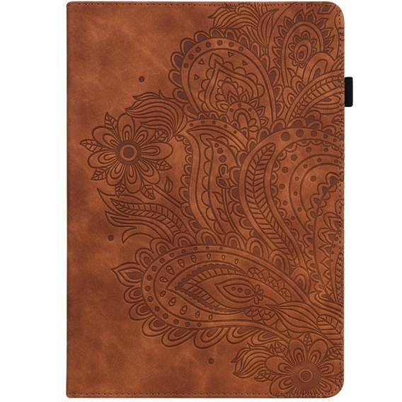 θήκη με πτερύγιο για Amazon Kindle Paperwhite 5 (2021), flower, μπλε