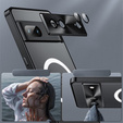 θήκη προστασίας κάμερας για το Google Pixel 8, CamShield MagSafe, διαφανής / μαύρη