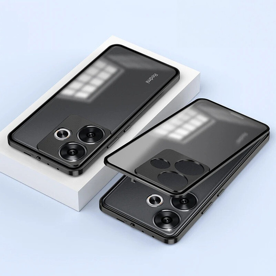 Θήκη για Xiaomi Poco F6, Frame Case, μαύρη