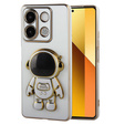 θήκη για το Xiaomi Redmi Note 13 5G, Astronaut, λευκή + μετριασμένο γυαλί 9H