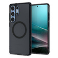 Θήκη MagSafe Spigen για Samsung Galaxy S25 Ultra, Ultra Hybrid, ματ / μαύρο + Μετριασμένο γυαλί 9H
