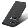 Θήκη με πτερύγιο για Infinix Hot 20i, Wallet Smart Magnet Case, μαύρη