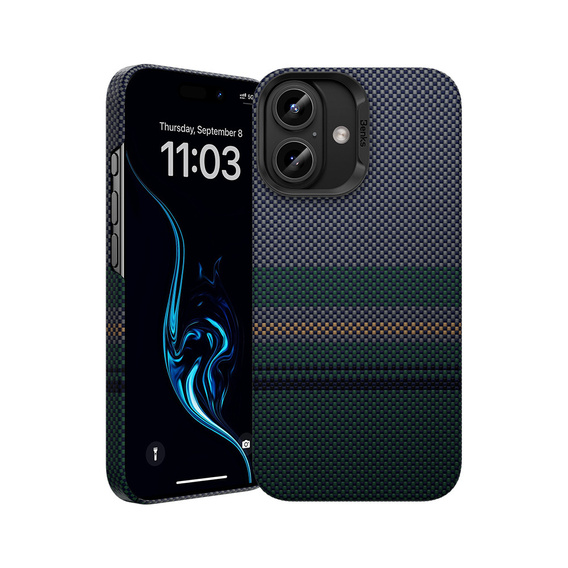 Θήκη BENKS Kevlar Magnetic Armor Air Aurora 600D 0063 για MagSafe για iPhone 16