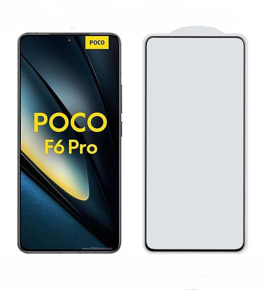 Μετριασμένο γυαλί 3D για Xiaomi Poco F6 Pro, μαύρο πλαίσιο