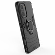 Θήκη για Xiaomi Mi 11i / POCO F3, Kickstand Ring, μαύρη