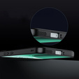 Ματ θήκη για Oppo Reno 14, για MagSafe, ημιδιαφανές μαύρο
