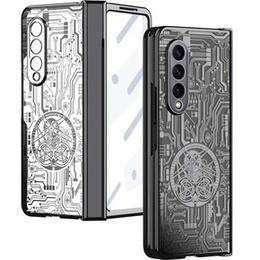 Θήκη για Samsung Galaxy Z Fold 4 5G, Mechanical Legend, μαύρη