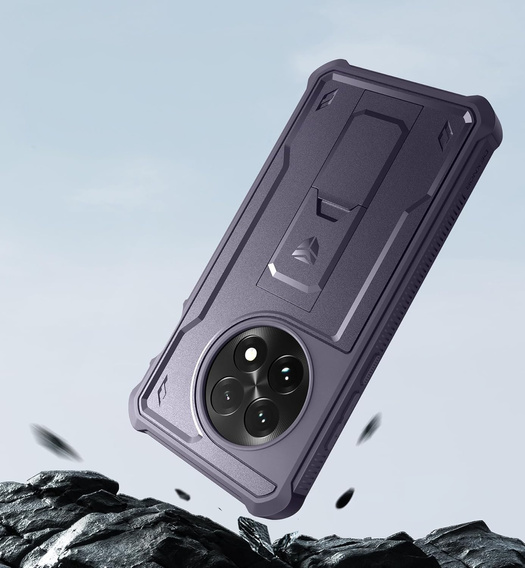 Θωρακισμένη θήκη για OnePlus 13, Dexnor Full Body (Two Frames), μωβ