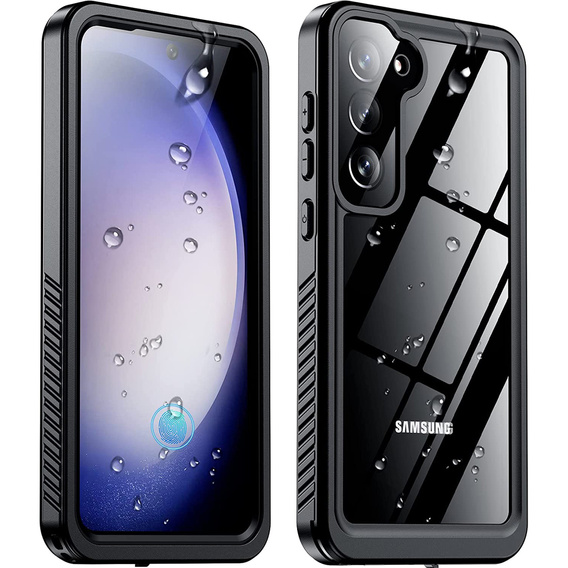 Αδιάβροχη θήκη IP68 για το Samsung Galaxy S23 Plus, μαύρη