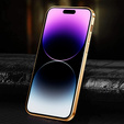 Θήκη για iPhone 14 Pro, Cowhide Leather, ροζ