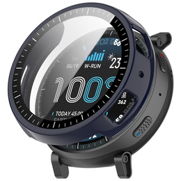 2 σε 1 Θήκη + Γυαλί για Amazfit Active Max, μπλε