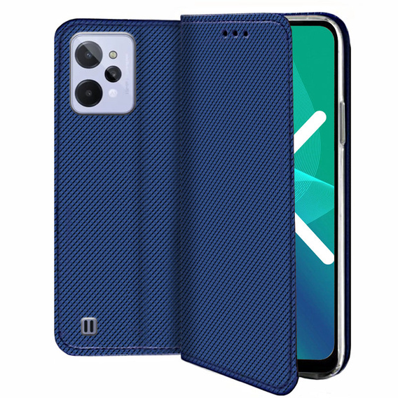 Θήκη με πτερύγιο για Realme C31, Wallet Smart Magnet, μπλε