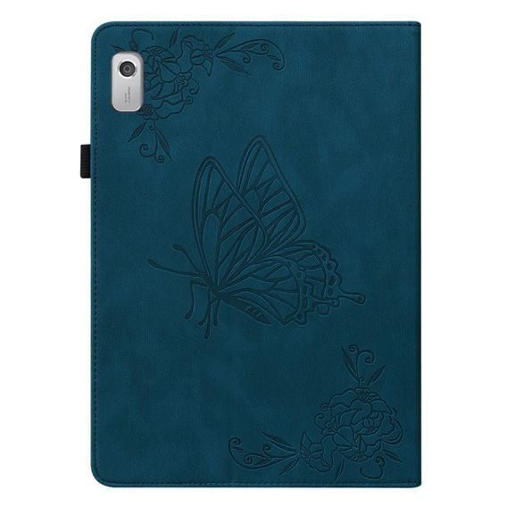 θήκη για το Lenovo Tab M9, Butterfly, μπλε