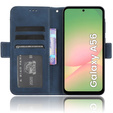 Θήκη με πτερύγιο για Samsung Galaxy A56, Card Slot, σκούρο μπλε