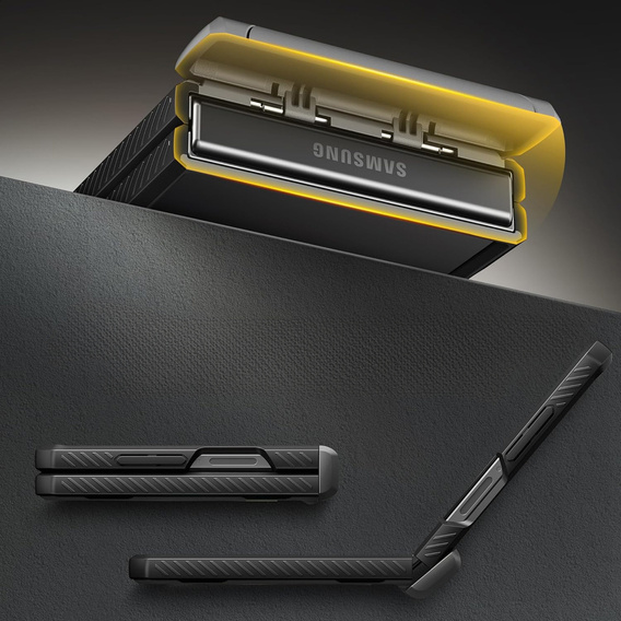 Θήκη Tongate MECH με MagSafe για Samsung Galaxy Z Flip7 FE / Z Flip6, πράσινο