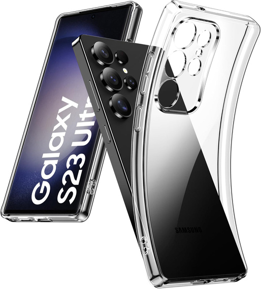 Θήκη για Samsung Galaxy S23 Ultra, Premium Armor Slim, διαφανής
