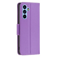 Θήκη με πτερύγιο για Samsung Galaxy A54 5G, Wallet Litchi Magnet, μωβ