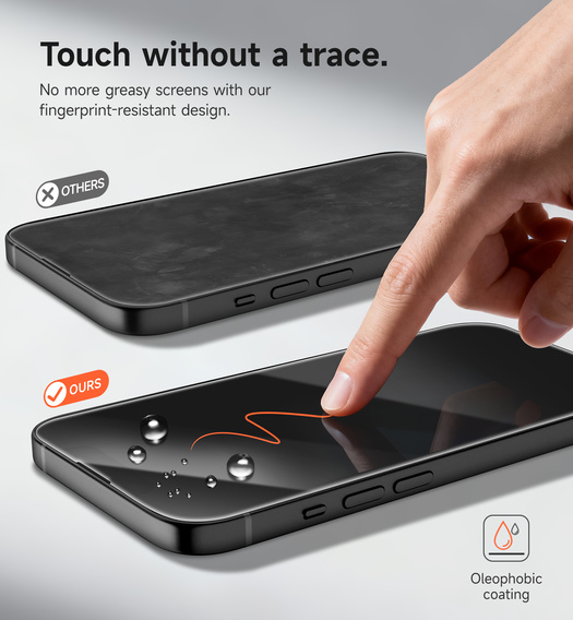 2x SURITCH γυαλί για iPhone 16e / 14 / 13 Pro