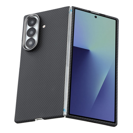 Θήκη από ίνες αραμιδίου για Samsung Galaxy Z Fold7, για MagSafe, μαύρο