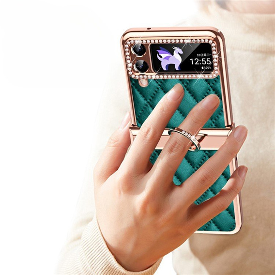 Θήκη για Samsung Galaxy Z Flip 4 5G, Rhombus Grid