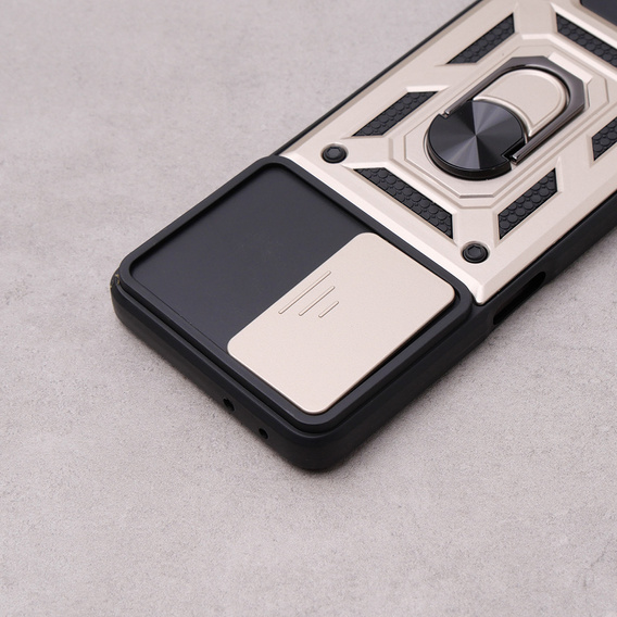 Θήκη για Oppo A98 5G, CamShield Slide, χρυσός