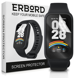 3x Φύλλο υδρογέλης ERBORD για Xiaomi Smart Band 9 Active