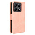 Θήκη με πτερύγιο για Xiaomi 14T, Card Slot, ροζ