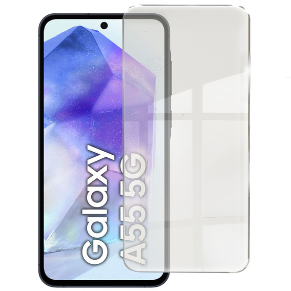 Θήκη για Samsung Galaxy A55 5G, Electro MagSafe, χρυσή + Γυαλί για την οθόνη