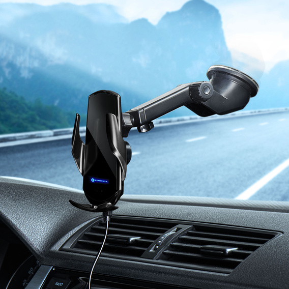 Αυτοκινητιστική βάση με ασύρματο φορτιστή Forcell F-Grip HS1