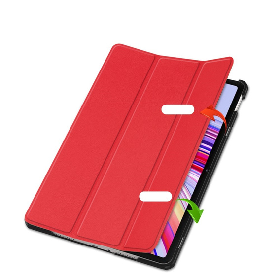 Θήκη για Xiaomi Redmi Pad Pro / Xiaomi Poco Pad, Smartcase, κόκκινη