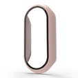 Θήκη 2σε1 + γυαλί μετριασμένο για Xiaomi Smart Band 10 / 9 / 8, ροζ 