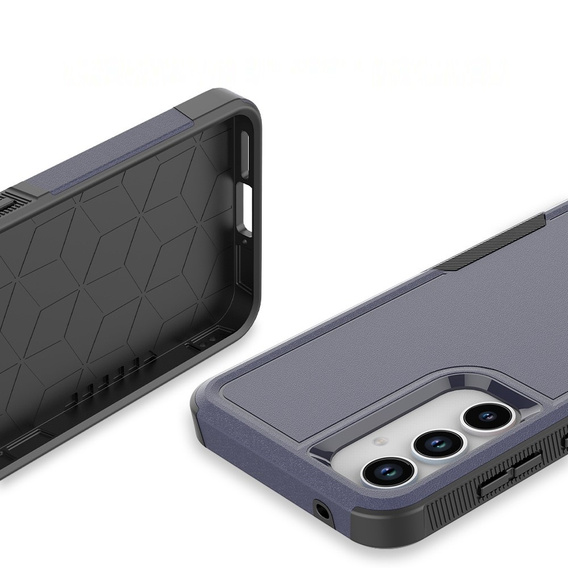 Θωρακισμένη θήκη για Samsung Galaxy A35 5G, Dual Shockproof, σκούρο μπλε