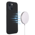 Θήκη για iPhone 14, Silicone MagSafe, μαύρη