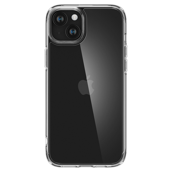 θήκη Spigen για iPhone 15, Ultra Hybrid, διαφανής + μετριασμένο γυαλί 9H