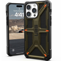 θήκη Urban Armor Gear για iPhone 15 Pro Max, Monarch, Kevlar πράσινη