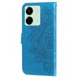 Θήκη με πτερύγιο για Xiaomi Redmi 13C / Poco C65, Mandala Flower, μπλε