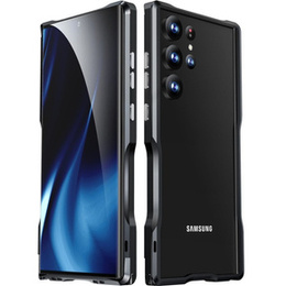 Θήκη LUPHIE για Samsung Galaxy S23 Ultra, Armor Bumper, μαύρη