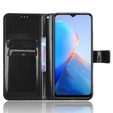 Θήκη με πτερύγιο για Infinix Smart 7 HD 4G, Crazy Horse Wallet, μαύρη