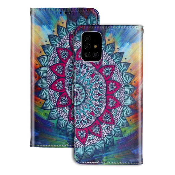 Θήκη με πτερύγιο για Samsung Galaxy A51, Wallet, Mandala Flower