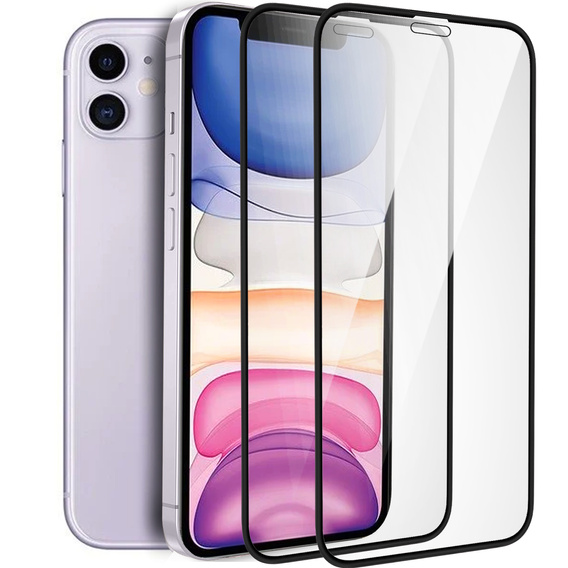 2x Κεραμικό υβριδικό γυαλί ERBORD για iPhone XR / 11