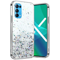 Θήκη για OPPO Reno 5 5G, Glittery, διαφανής