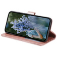 Θήκη με πτερύγιο για Xiaomi Redmi Note 12 4G, Mandala, ροζ rose gold
