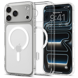 Θήκη Spigen Ultra Hybrid MagSafe για iPhone 17 Pro, Διαφανές / Λευκό