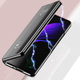 Θήκη για Samsung Galaxy Z Fold3 5G, Clear View, μαύρη