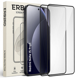 2x Γυαλί ERBORD 3D για Xiaomi Redmi Note 15 Pro Plus 5G / Poco M8 Pro 5G